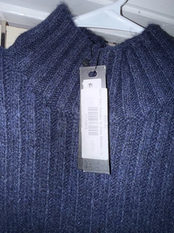 Steve Madden Navy Sweater Vest - Image 5