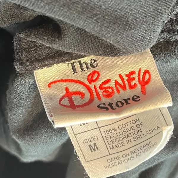 Disney Mickey‎ Mouse Women's M Bib Overalls Pants Velvet VTG Jumpsuit Velour - Image 3