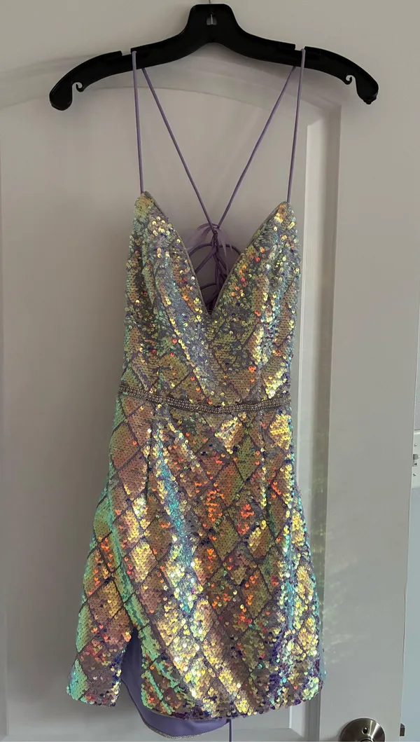 Boutique sequin Homecoming Dress  - Image 3