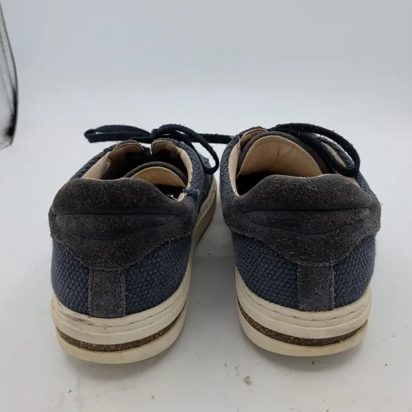 Birkenstock Bend Low Navy Blue Suede Textile Sneakers Womens 38 L7 M5 - Image 5