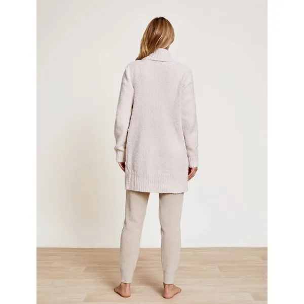 Barefoot Dreams CozyChic Open Front Chenille Shawl Cardi Seashell Womens Size L/ - Image 3
