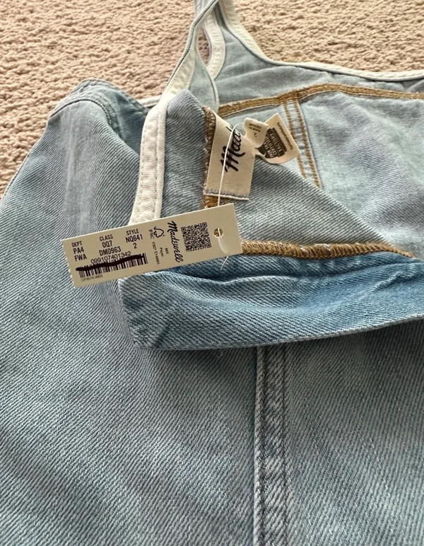 Madewell Light Denim Dress - Image 4
