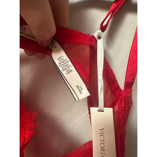 NWT Victoria’s Secret Wicked Babydoll Dress Size Large Red No Underwear - Image 2