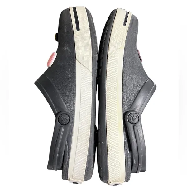 Women’s Black & White Classic Crocs - Image 4
