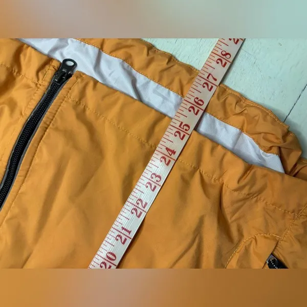 Nike Womens Vintage Y2K Full Zip Orange Windbreaker Size Medium 8-10 Lightweight - Image 5