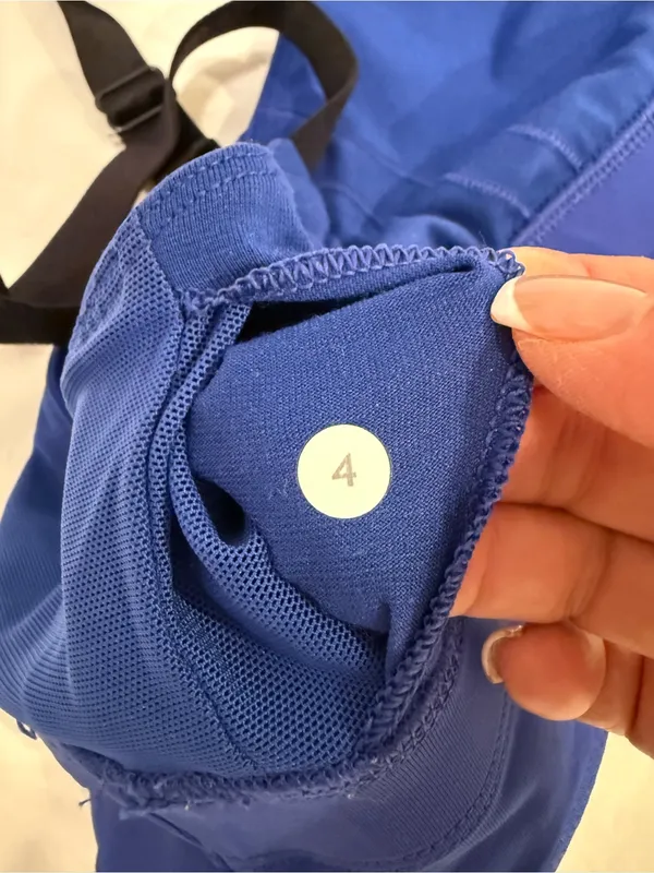 lululemon athletica Blue Sports Bralette with Black Straps - Image 3