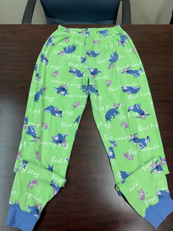 Disney Winnie The Pooh Eeyore and Piglet Pajama Set Size Medium - Image 8