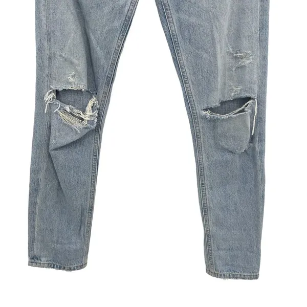 Agolde Jamie Jeans High Rise Classic Denim Shakedown Light Wash Blue Size‎ 23 - Image 6