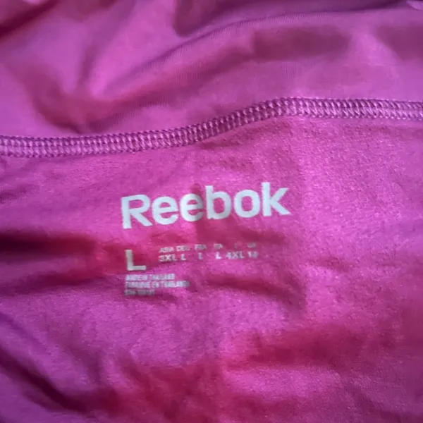 Reebok Pink/Purple Printed Running Shorts, L - Image 10