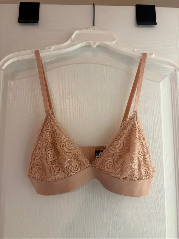 PEPPER everyday lace bralette size medium Tan - Image 2