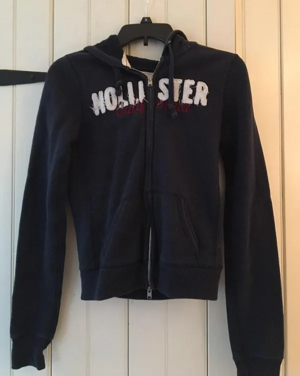 Hollister Zip Up Hoodie - Image 2
