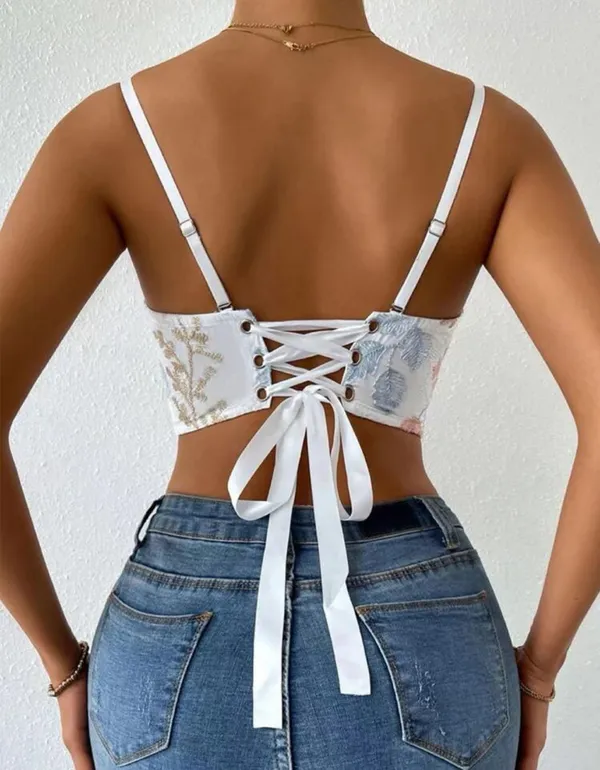 Floral Crop Top - Image 3