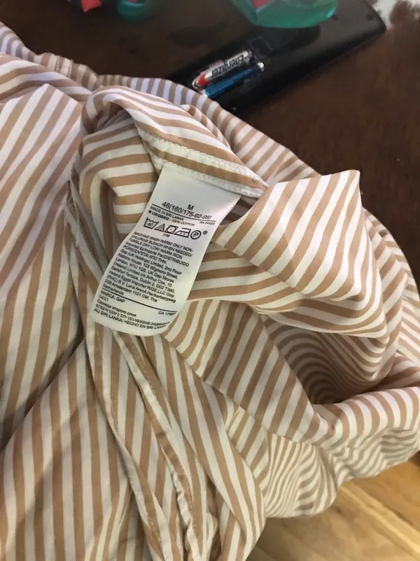 Gap Striped Button Down Tunic Sz M - Image 4