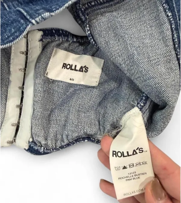 Rollas Rochelle Bustier Pam Blue Small - Image 7