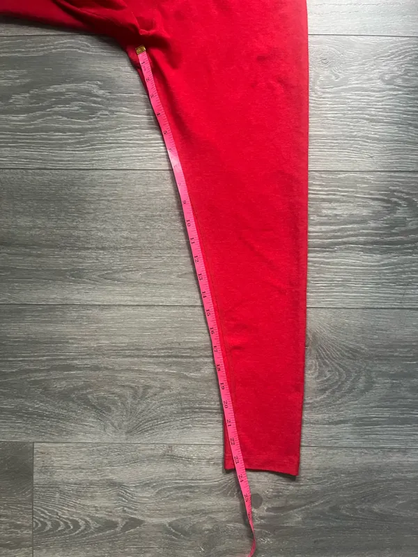 Beyond Yoga Red Space Dye Active Gym Pilâtes Workout Exercise Leggings Size XL - Image 7