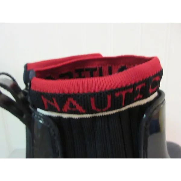 Nautica navy rain boot sz 8 NWOB - Image 6
