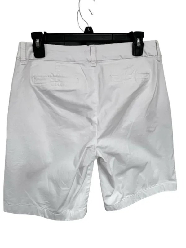 J.Crew Women’s White Cotton Shorts- Classic Straight - Image 3