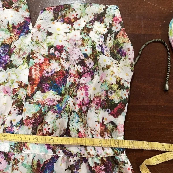 Guess Watercolor Floral Halter Maxi Dress - Image 14