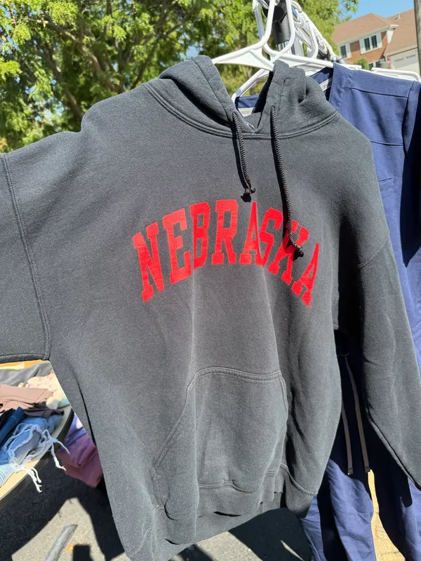 Nebraska Sweatshirt Black Size M - Image 3