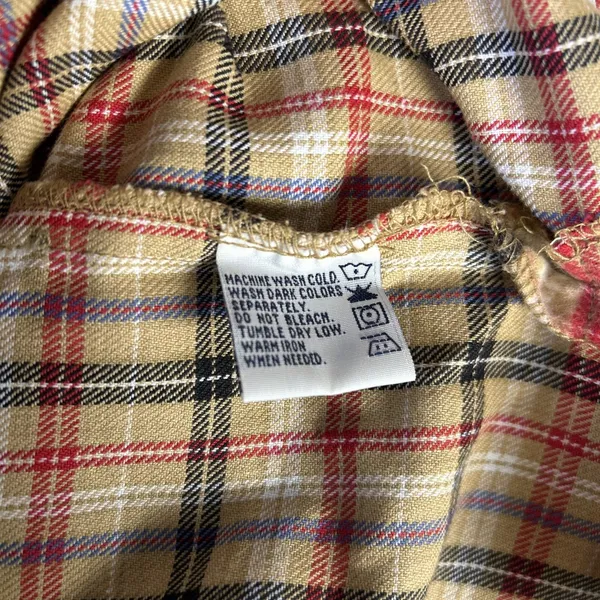 Faded Glory Women’s Size M Plaid Flannel Shirt Western Pullover Zipper New - Image 8