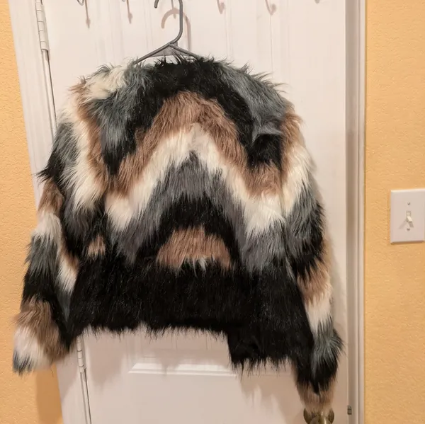 John + Jenn Faux fur coat Size XS - Image 12