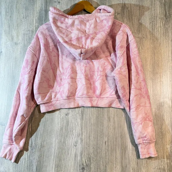 Dairy Boy Full Zip Hoodie Sweatshirt Bubblegum Pink Camo Lounge Viral Size S - Image 6