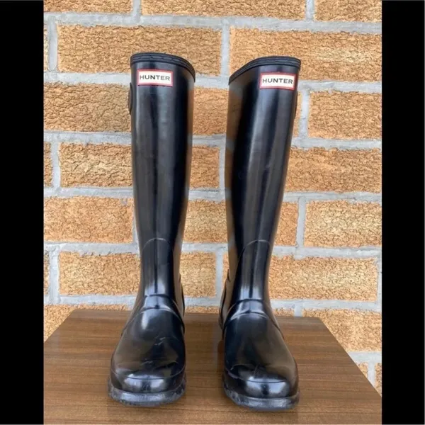 Hunter original tall boots size 6 - Image 2