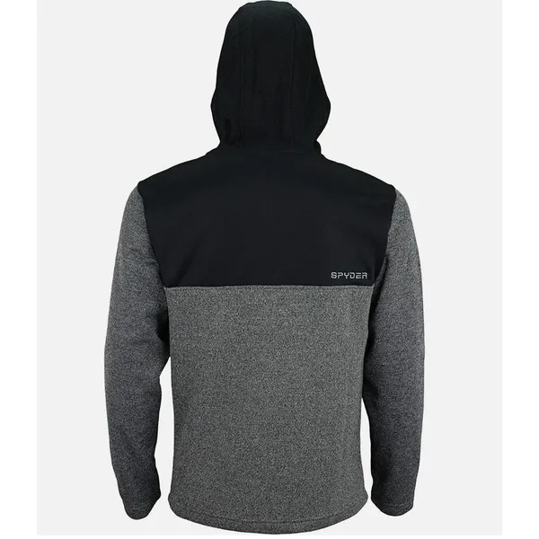 Men’s Spyder Quarter-Zip Pullover Thick Knit Jacket - Image 2