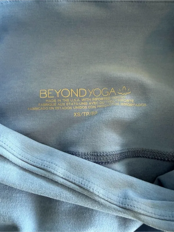 Beyond Yoga Spacedye Caught In the Midi High Waisted Leggings Blue Heather XS - Image 8