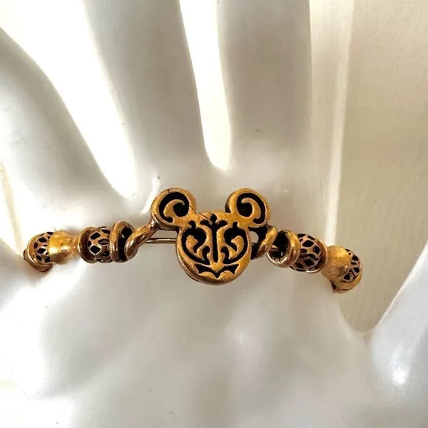 Alex and Ani Disney gold tone filigree wrap bracelet - Image 3