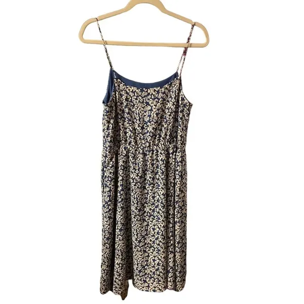 J.CREW BLUE FLORAL SUNDRESS - Image 3