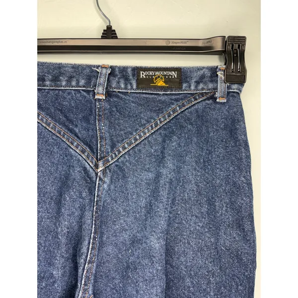 Rocky Mountain Jean Company Rockies High Waisted Western Size 30 11 VTG Pleated - Image 4