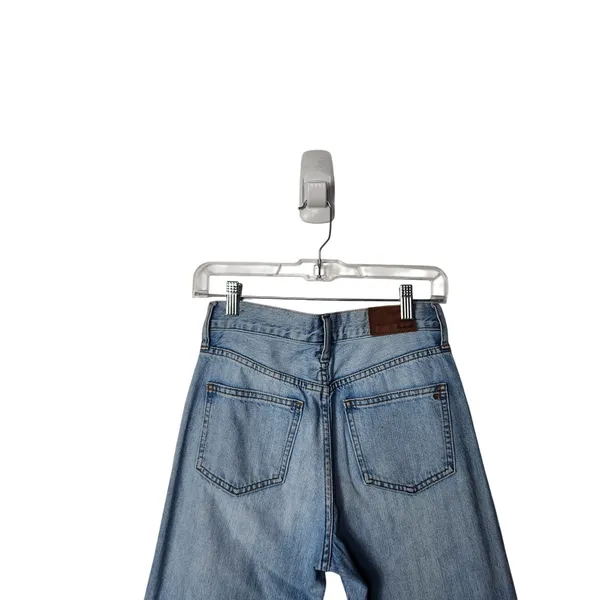 Madewell Blue Light Wash Denim Ankle Straight The Perfect Summer Jeans Size 25 - Image 7