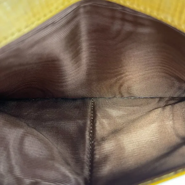 Fendi Tobacco/Yellow Zucca Coated Canvas & Leather Long Wallet - Preowned - Image 14