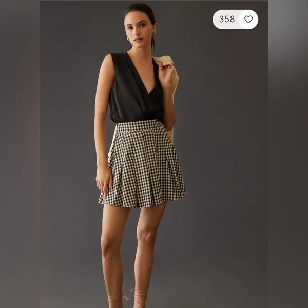 🍁 Bradamant Black Silk Wrap Sleeveless Bodysuit, Size XL - Image 3