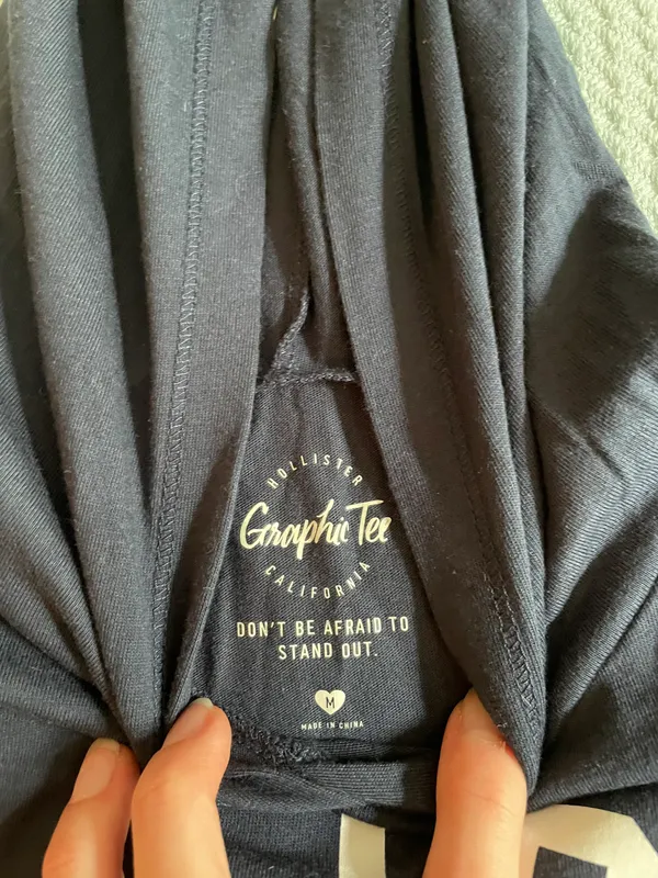 Hollister Cropped Hoodie Tee - Image 2