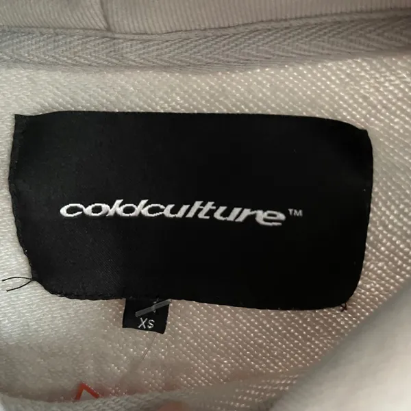 Cold Culture CCW Hoodie Unisex XS Stone‎ Star Graphic Streetwear Heavyweight - Image 7