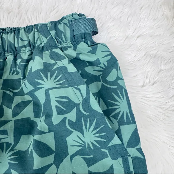 REI CO-OP Womens Trailmade Amphib Shorts Large Green Teal Hiking Outdoor Swim - Image 3