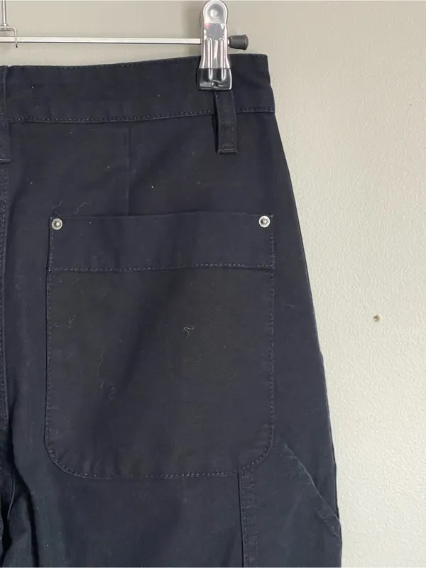 TNA | Black Cargo Utility Pocket Straight Leg Chino Pants Sz 0 - Image 7