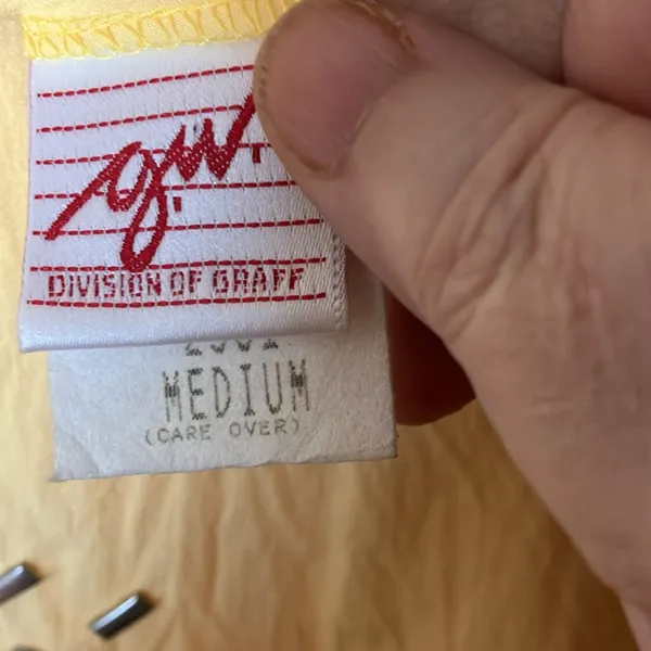FINAL MARKDOWN GW Yellow Women's Top medium - Image 3