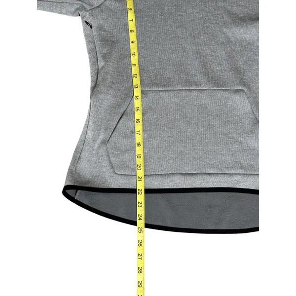 Nike Dri-FIT Hoodie Womens Medium Gray Pullover Athletic Sweatshirt - Image 7