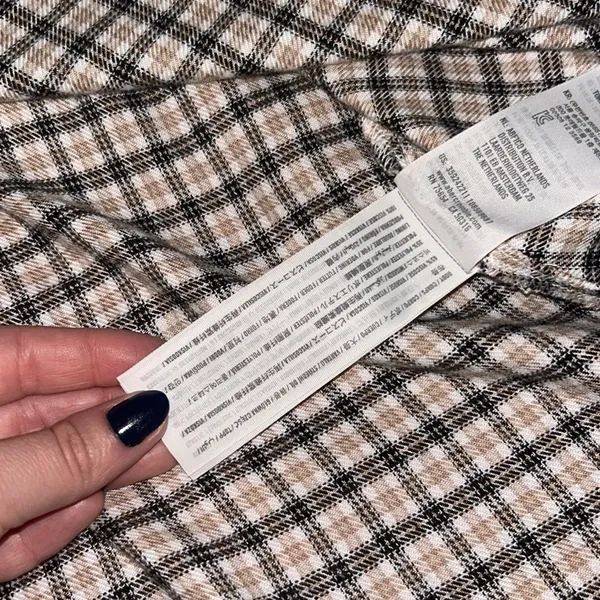 Hollister plaid 3/4 sleeve mini dress - Image 4