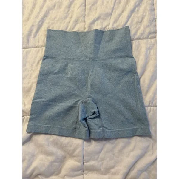 Blue Stretch Bike Shorts Athletic Wear Sport Women's Small - Image 6