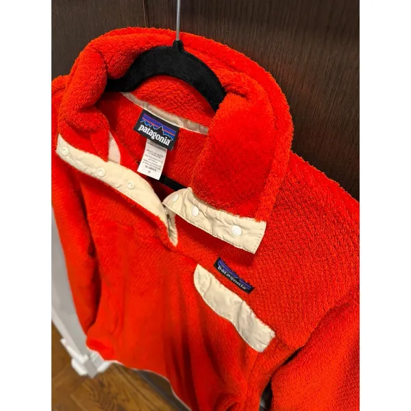 Patagonia Women's Re-Tool Snap-T Fleece Pullover red medium‎ - Image 2