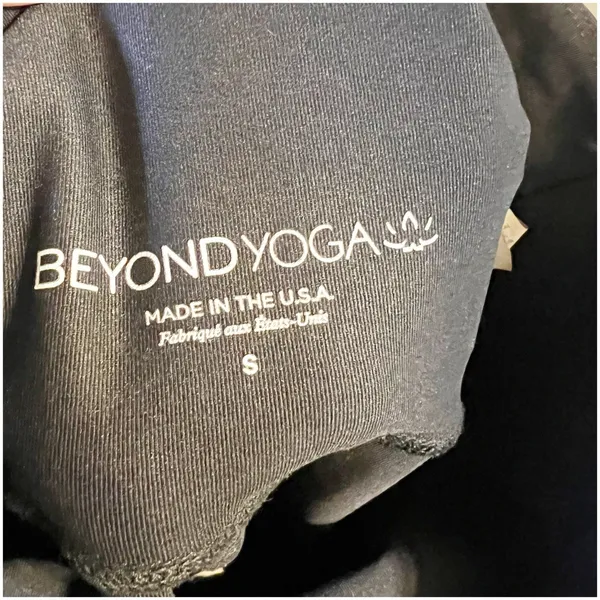 Beyond Yoga High Waisted Metallic Sparkle Leggings Black Women's Size Small - Image 10