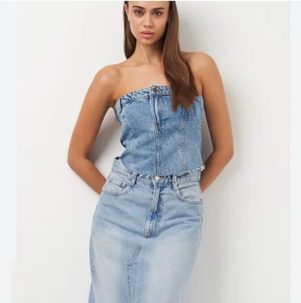 Zara Denim Top - Image 3