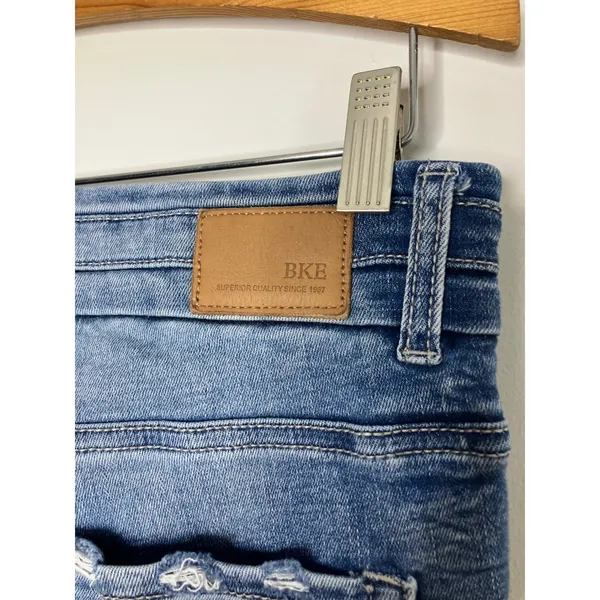 BKE denim Parker jeans high rise ankle skinny distressed destroyed women size 29 - Image 5