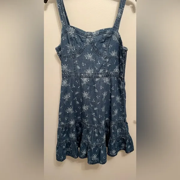 NWOT American Eagle Blue Denim Mini Dress - Image 9