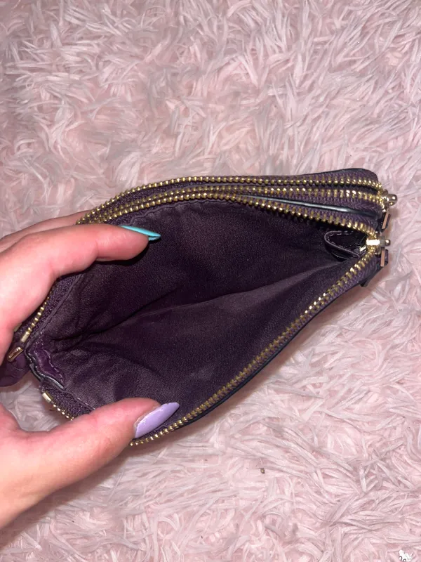 Coach Purple Wristlet - Image 2