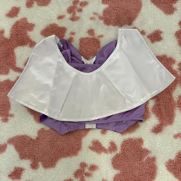 💜✨ Lilac Dream Corset Set – Fairycore Ruffle Skirt & Cosplay Ready Medium ✨💜 - Image 3